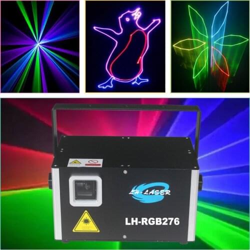 Free Shipping ILDA And PC Control From 0.5W to 5W TTL modulation Full Color RGB DMX512 Stage effects Laser Light