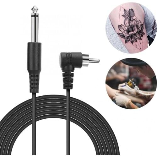 Microblading Tattoo Machine Hook Line Clip Cord Power Supply Tattooing Device Equipment Accessory RCA DC Cord Tattoo Connection
