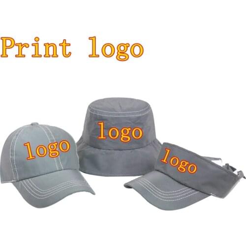 Add Any Logo Luminous Men Shading Empty Top Hat Dad Hat Unisex Print Logo Baseball Cap Flat Top FishermanS Hat