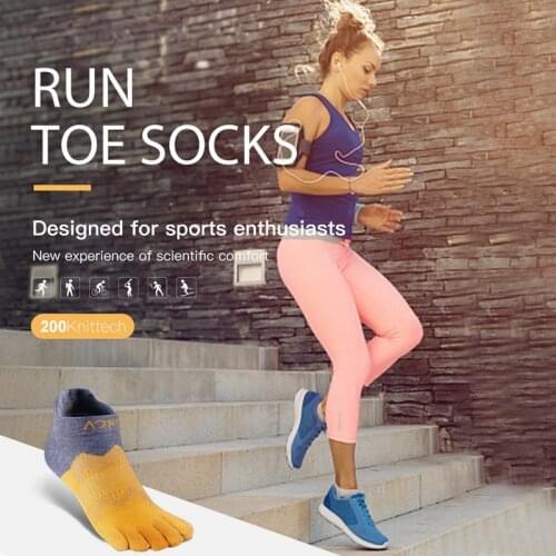 2 Pair Outdoor Sports Fitness Socks Five-toe Anti-skid Breathable Climbing Camping Hiking Running Cycling Yoga Men Women Sock