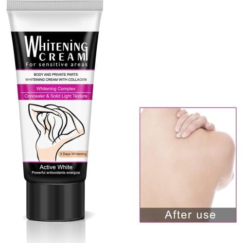 Underarm Elbow Bikini Thigh Whitening Cream Legs Knees Private Parts Intimate Body Whitening Cream Korean Cosmetics Skin Care