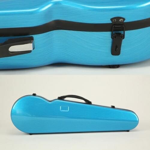 Full Size Violin Case 4 4 High Strength Composite Material Light 1.9kg Blue