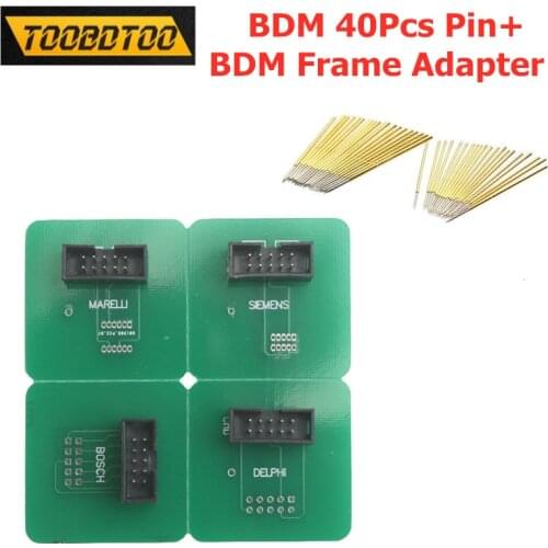 BDM FRAME with Pin 40PCS Needles ECU Programmer BDM FRAME Adapter 40pcs BDM Pin BDM FRAME Work