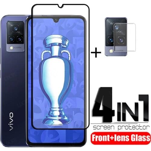 Full Cover Glass For Vivo V21 Glass For ViVo V21 Tempered Glass HD Film Protective Screen Protector For Vivo V21 V21E Lens Glass