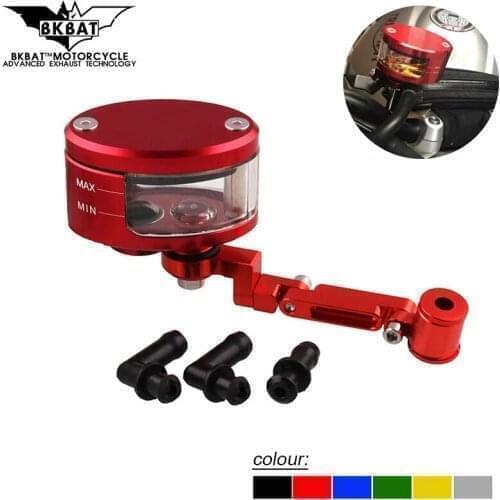 Universal Motorcycle Front Brake Fluid Bottle Master Cylinder Oil Reservoir Cup For ktm duke 390 125 z750 ninja 400 ninja 250r