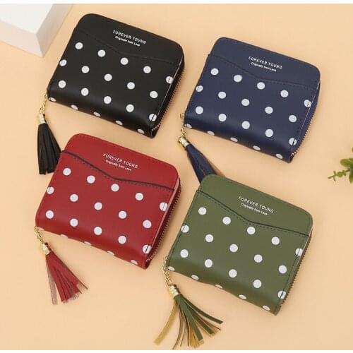 New Ladies' Wallet Korean Version of Large-capacity Zipper Wallet Fusuka Purse One Bag of Dual-use Purse