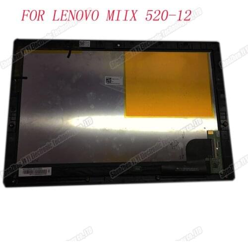 Free shipping lcd display For Lenovo Miix 520-12Ikb miix520-12 series 12.2" Touchscreen Lcd 2 In 1 Notebook lcd screen assembly