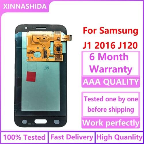 Lcds J120 For Samsung Galaxy J1 J120F J120DS J120G J120M J120H J120 LCD Display with Touch Screen Digitizer Assembly Sensor