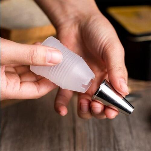 10Pcs/set Decorating Mouth Converter Adapter Confectionery Pastry Tips Connector Nozzle Sets Cake Decoration Tools Baking