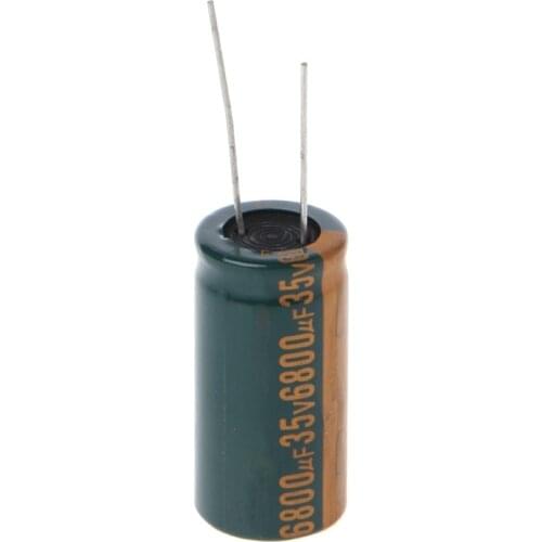35V 6800uF Capacitance Electrolytic Radial Capacitor High Frequency Low ESR