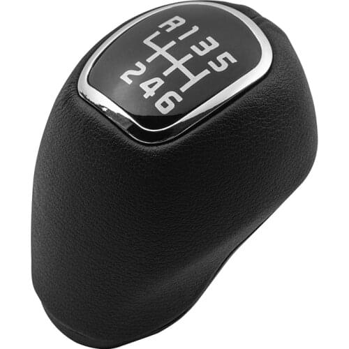 6 Speed Leather Gear Shift Knob Lever Shifter Handball For Kia Sportage 2011 2012 2013 2014 2015 Rio 3 5 2013 2014 2015 2016