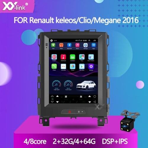 9.7" Tesla style 4G+64G Vertical Screen android 10.0 car navigation dvd radio video for Renault keleos/Clio/Megane 2016 audio