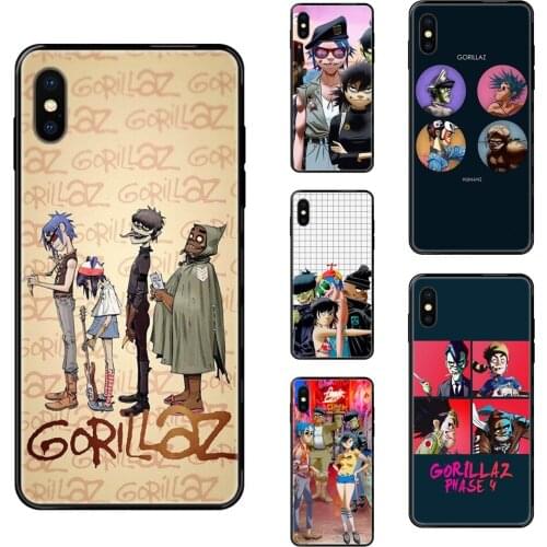 Black Soft Fashion Mobile Phone Gorillaz Big Kid For Huawei Honor Mate Play V10 View 10 20 20X 30 Lite Pro Y3 Y5 Y9 Nova 3 3i