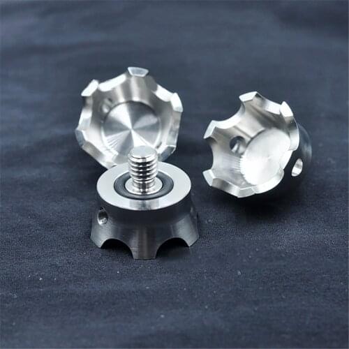 For Gitzo GT1531 GT2541 GT2542/TRRS /Benro 3/8" Screw Tripod Stainless Steel Tripod Stand Crown Spike Adapter