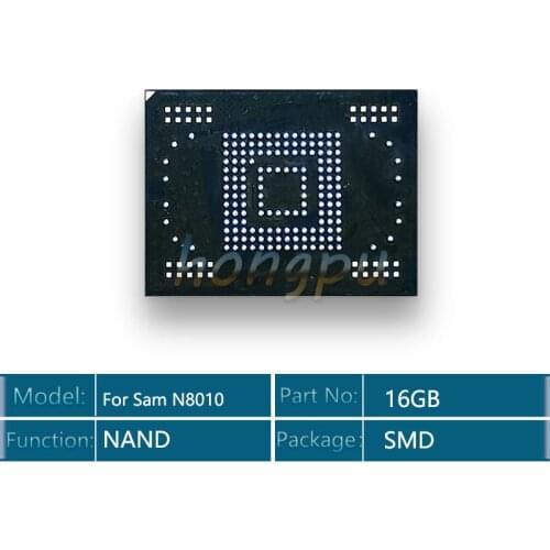 For Samsung Tab2 N8010 eMMC 16GB NAND flash memory IC chip Programmed firmware KLMAG2GE4A-A002 KLMAG4FEJA-A001