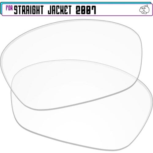 EZReplace Polarized Replacement Lenses for - Oakley Straight Jacket 2007 Sunglasses - HD Clear