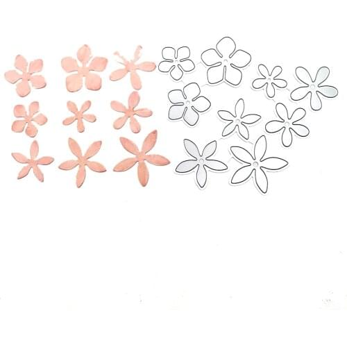 Julyarts 9pcs Flower Papier Scrapbooking Die Cutting Diy Scrapbooking Photo Album Decorative Embossing PaperCard Crafts Die