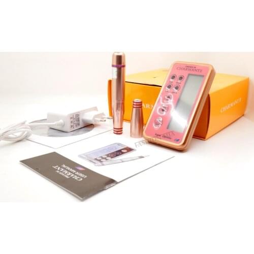 Original Charmant 2 Machine Tattoo Machine Kits Digital Rotary Tattoo Machine Pen Set Permanent Makeup Eyebrow Lip Pen Kits