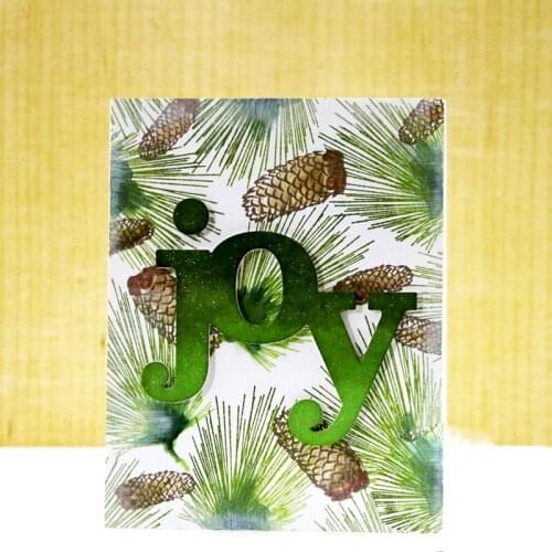 Letters Joy Metal Cutting Dies Stencils For DIY Scrapbooking Decorative Embossing Suit Paper Cards Die Cutting Template 2019