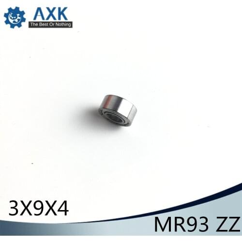 MR93ZZ Bearing ABEC-1 (10PCS) 3*9*4 mm Miniature MR93 ZZ Ball Bearings R-930ZZ Y04 MR93Z