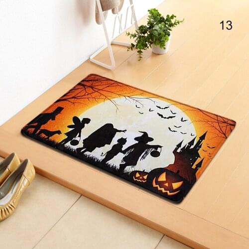 Creative Halloween Doormat Multi-purpose Absorbent Non-Slip Pad Personalized Blanket for Kitchen Bedroom Bathroom xqmg Dog Beds