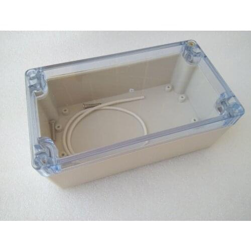 158*90*60mm Transparent cover Plastic waterproof shell junction box wiring outdoor waterproof power plastic shell box enclosures