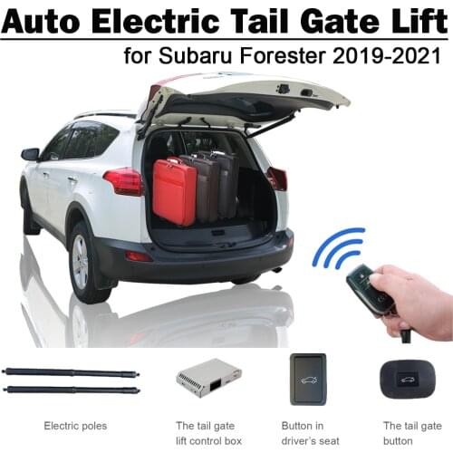 Smart Auto Car Electric Tail Gate Lift for Subaru Forester 2019-2021 Remote Control Drive Seat Button Set Height Avoid Pinch