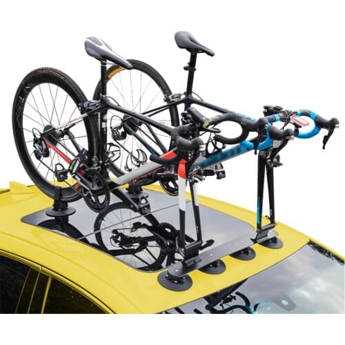 Bike Bicycle Rack Roof Sucker Roof Rack Top Suction Bike Car Rack Carrier MTB Mountain Bike Road Bike Quick Installation