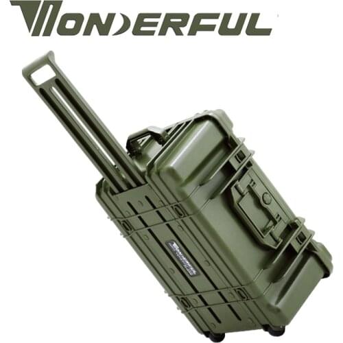 Wonderful 44.4L SIZE SLR camera photographic equipment waterproof trolley case