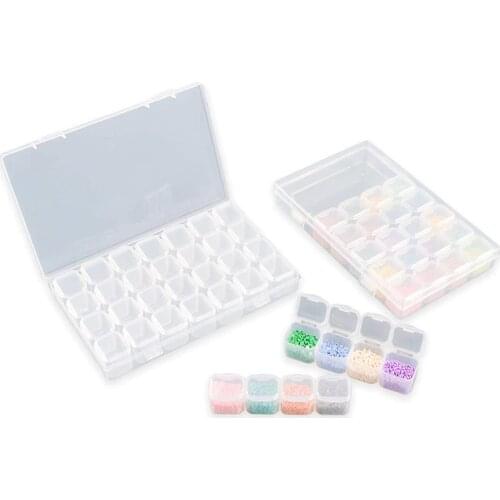 Storage box Diamond Painting Accessory Beads Display diamond Paintng Storage Box For Diamond Embroidery Cross Stitch Tools