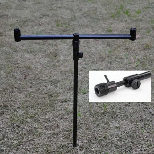 1Pcs Fishing Rod Rail Bracket Carp Fishing Bank Sticks Accessories Pod Rod Fishing 2021 Black Tackle Aluminium Sale Hot Fis W4A1
