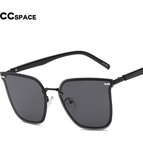 49218 Cat Eye Rimless Luxury Sunglasses Men Women Fashion Shades UV400 Vintage Glasses