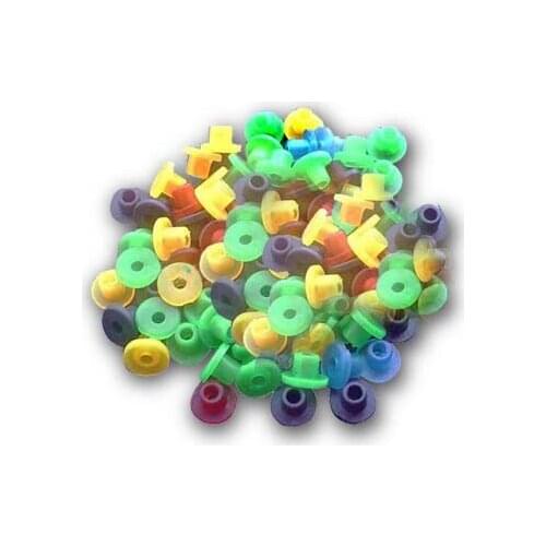 500Pcs Tattoo Rubber Bands Shockproof Circle Tattoo Accessories I207