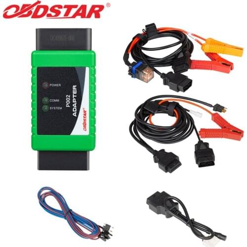 OBDSTAR P002 Adapter Full Package for TOYOTA 8A Cable+ for Ford All Key Lost Cable+ for Bosch ECU Flash Cable