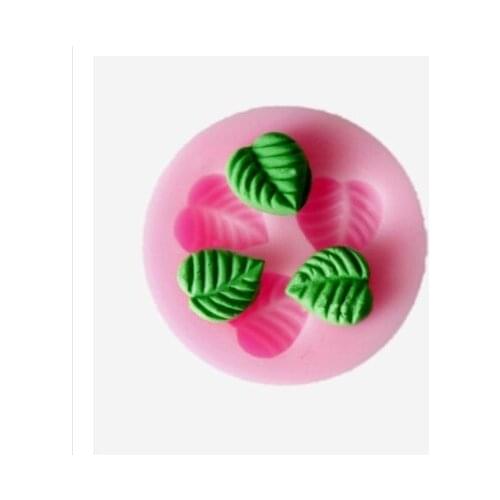 Free shipping leaves Food grade material chocolate mold fondant Cake decoration mold for fondant No.: Si335