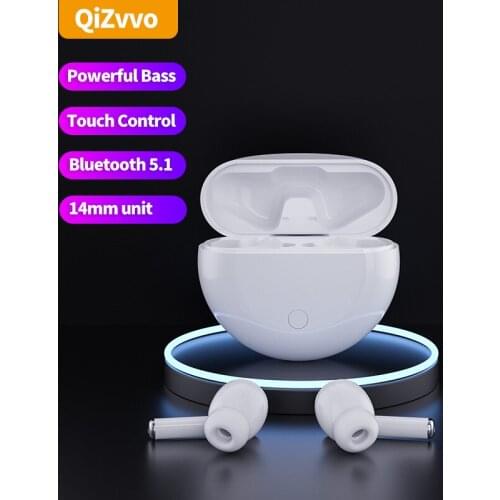 Wireless Earphones Earbuds TWS Bluetooth 5.1 Headphones in-Ear Ear Pods Deep Bass Stereo Built-in Mic Headset for iPhone Huwei