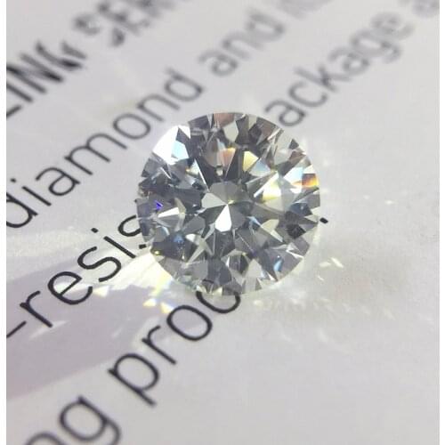 10mm IJ Color Loose Moissanite Round Brilliant Cut 4 Carat loose beads Jewelry Gems Stone for Wedding Ring DIY material