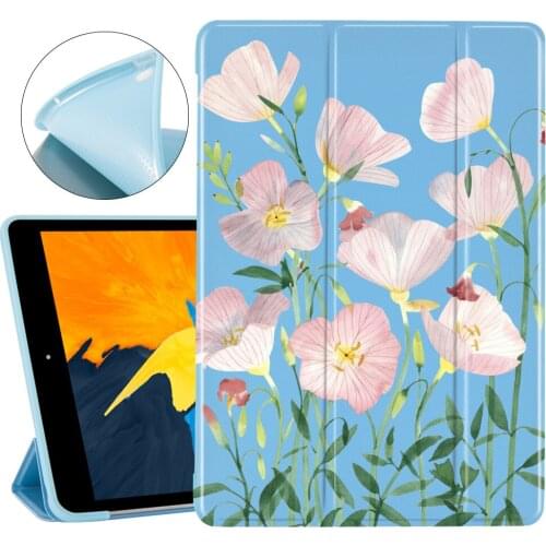 Floral Print iPad Case For iPad Magnet For iPad Mini 5 4 3 Case For iPad Air 2 Case Pro 2020 11'' Tablet Folding Case 5th 6th