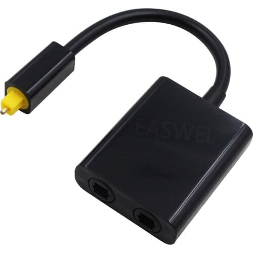 Digital Fiber Optic Audio Cable Optical SPDIF TosLink for Sound Bar, TV PS4 Xbox