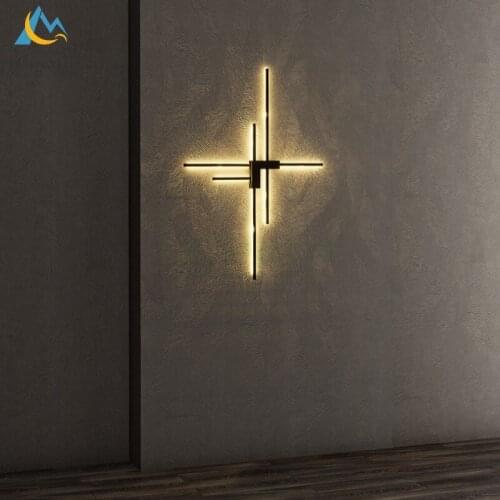 Europe Modern Simple High-light LED Wall Lamps Bedroom Bedside Background Living Room Decor Walllamp Corridor Stair Wall Lights