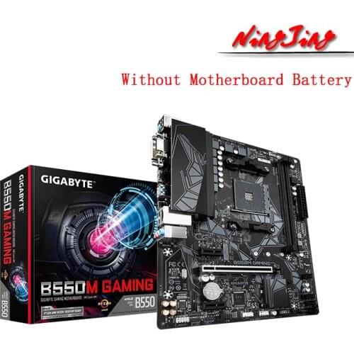 GA B550M GAMING (rev. 1.0) Micro-ATX AMD B550 DDR4 4266(OC)MHz M.2 New 128G PCI-E 4.0 Double Channel Socket AM4 Motherboard
