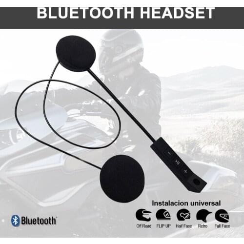 Headset Motorcycle Helmet 4.1 EDR Bluetooth-compatible Headphone Microphone Bicycle Helmet Earphone Handsfree USB Charging