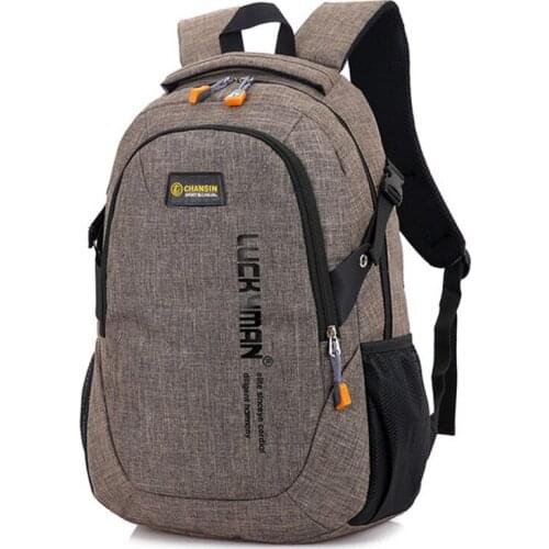 2021 Fashion New High Quality Solid Color Students School Bag Male Female Polyester Laptop School Backpack For Men Women