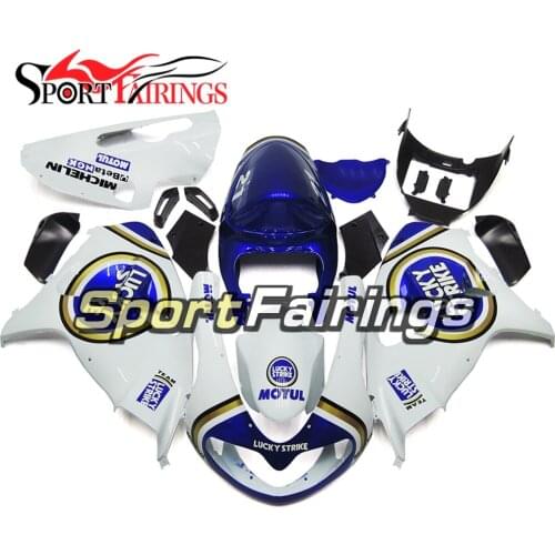Complete Fairing Kits For Suzuki TL1000R 98-02 Year 1998 1999 2000 2001 2002 Motorcycle Fairing Kits White Blue Circles Carene