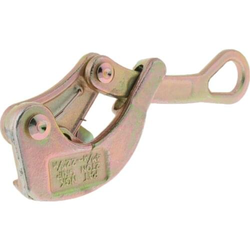 Strong Cable Wire Rope Grip Wire Tensioner No-slip Insulated Wire Grip for Steel Strand & Steel Wire Rope 2 ton