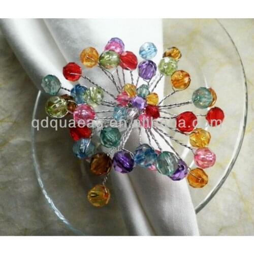 Aliexpress sold beaded wedding napkin ring