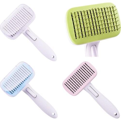 Removal Comb Hair Brush Remover Hair Grooming Pet Comb High Quality Dog Combs For Dogs Automatic squat machine detangle brush