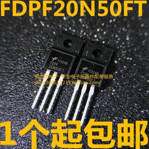 100% New Original Hot Sales 5pcs/lot FQPF20N50 FDPF20N50FT 20A 500V