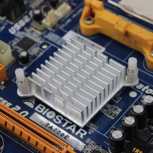 5 Pieces / Lot Northbridge Heat sink Mini IC Cooling Aluminum 40*40*13mm Cooler Heatsink