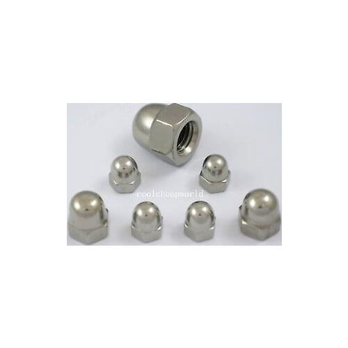 5pcs Metric M16 304 Stainless Steel Hex Head Dome Cap Protection Cover Nuts